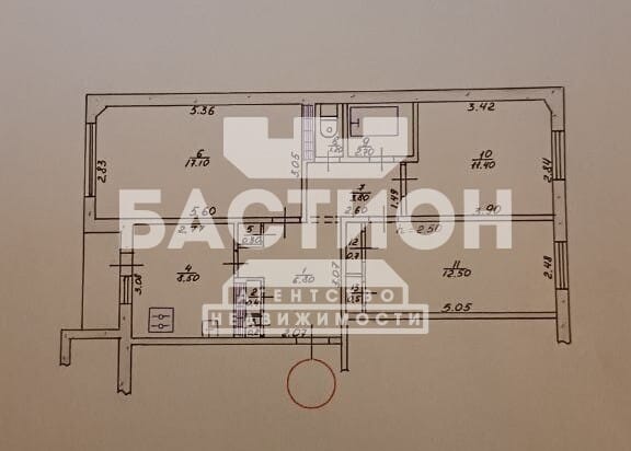 Продаётся трёхкомнатная квартира, 66 м²