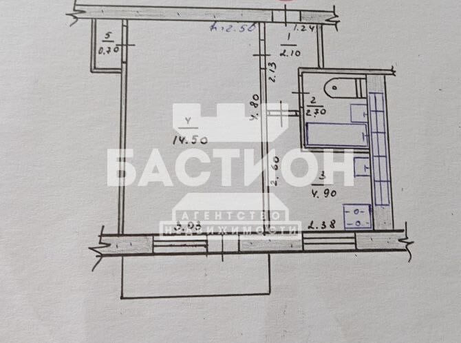 Продаётся однокомнатная квартира, 24 м²