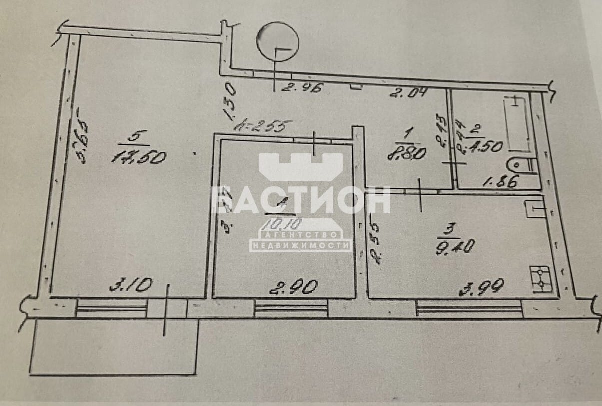 Продаётся двухкомнатная квартира, 51 м²
